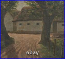 Landscape With Trees Interesting Oil Painting Canvas