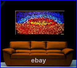 Large Abstract Oil Painting Modern Wall Canvas Original Contemporary Decor House