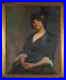 Large-Antique-Vintage-WPA-Oil-Portrait-of-a-Lady-Painting-Framed-Signed-Woman-01-xiv