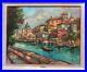 Large-Antique-oil-painting-on-canvas-Venice-Italy-Artist-Gini-framed-01-ptbn