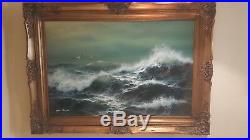 Large Framed and Matted Original Oil Painting