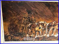 Large Old Painting Impressionism Lemonnier French Artist Signed Oil On Canvas