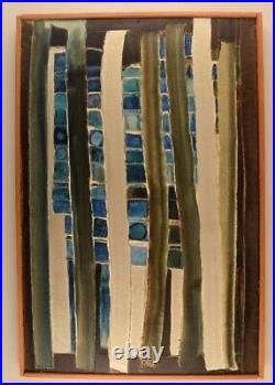 Lars Hofsjö (1931-2011), Sweden. Oil on canvas. Abstract composition