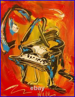 MARK KAZAV MUSICAL Pop Art Painting Original Oil Canvas Gallery SIGNED