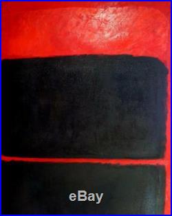 MARK ROTHKO / LARGE Authentic OIL on CANVAS AUTHENTIC PAINTING SIGNED