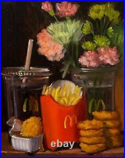 McDonald's McNuggets (Canvas print) By VERRIER Still life oil painting