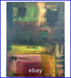 Michael Orsburn Abstract Painting On Canvas 18X14 With Authenticity Certificate