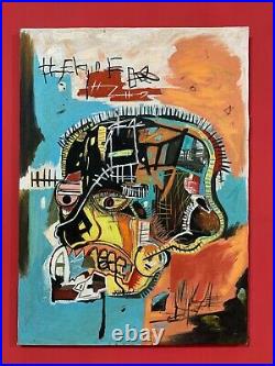 Michel Basquiat oil painting on canvas, beautiful painting See item description