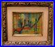 Mid-Century-Wall-Street-Stock-Market-Chart-Abstract-Oil-Painting-Signed-Framed-01-kq