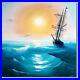 Modern-Art-Hand-Painted-Canvas-Picture-Oil-Painting-Wall-Sailing-Boat-No-956-01-zmd