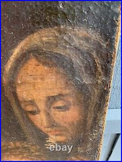 Mystery Artist C. 16th Century Large Original Religious Work Antique