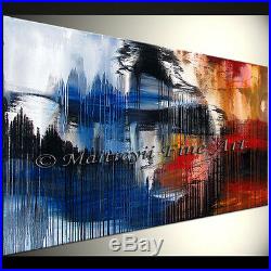 ORIGINAL Oil Painting CANVAS FRAMED Abstract Art modern Paintings wall Artwork