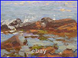 Oil Painting Seascape Ukrainian Artist Original Signed Canvas Art