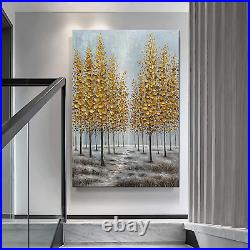Oil Painting on Canvas 24X36 Inch Lucky Tree Hand Painting Framed Large Modern