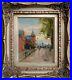 Oil-Painting-on-Canvas-Antique-Champagne-Framed-Quiet-Morning-in-a-Small-Town-01-mb