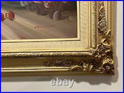 Oil on Canvas Realist Oil Painting Waldschmidt