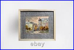 Oil painting Lviv Ukrainian painter Canvas Framed original cityscape decor art