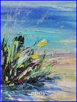 Oil painting Original Seascape Artwork 10x12 Handmade painting