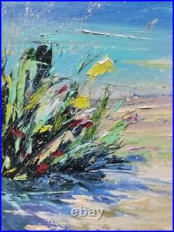 Oil painting Original Seascape Artwork 10x12 Handmade painting