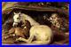 Oil-painting-Sir-Edwin-Landseer-The-Arab-Tent-with-horse-and-baby-Foal-dogs-01-vgt