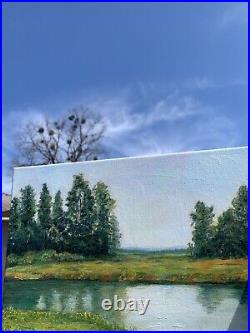 Oil painting, artistic work, nature painting, drawing, creative drawing