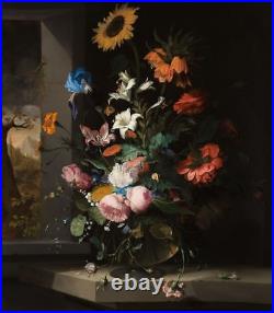 Oil painting handpainted on canvasFloral Still Life@15024