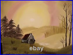 Oil painting on canvas landscape