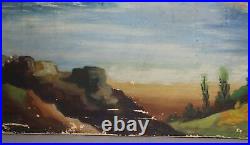 Oil painting signed landscape