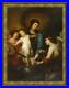 Old-Master-Painting-Art-Antique-Madonna-and-Child-Religious-Oil-Unframed-30x40-01-skmn