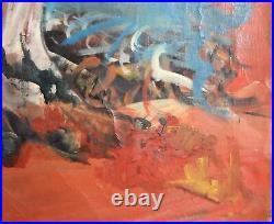 Original European abstract composition oil painting