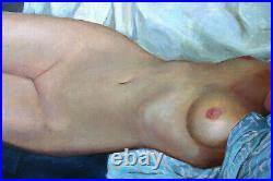 Original Oil Canvas Nude Female Painting Art By Artist Igorgrey