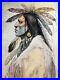 Original-Oil-Painting-Native-American-Indian-WARRIOR-South-Western-Art-Santa-Fe-01-jyc
