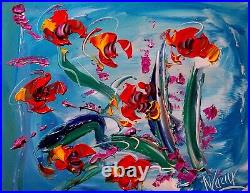 Original Oil Painting Stretched Canvas Impressionist Art 45GG54