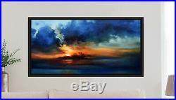 Original Oil Painting, Swift, LARGE 100cm x 50cm, Canvas, Sunset, Landscape