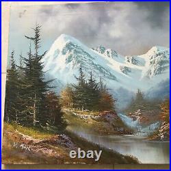 Original Oil Painting on Canvas Landscape artist signed 24 x 20