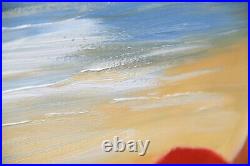 Original oil painting portrait At the seaside 15,715,7 inches for a gift