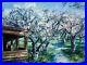 Original-painting-Spring-garden-flowering-trees-art-oil-on-canvas-spring-01-qgf