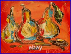 PEARS Large Abstract Modern Original Oil Painting contemporary WEF4