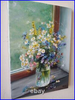 Painting Wildflowers/Art collection/oil/painting/handmade