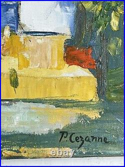 Paul Cézanne (Handmade) Oil Painting on canvas signed & stamped