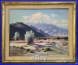 Paul Grimm California Desert Landscape Oil Painting 24x30 Natures Symphony