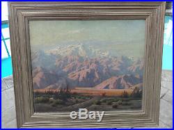 Paul Grimm California Landscape Oil Painting 20 x 24 Sunset