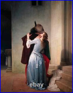 Perfect 24x36 famous oil painting handpainted on canvas kissing@N10768