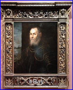 Perfect 30x30 oil painting handpainted on canvas Venetian admiral@NO5038