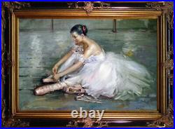 Perfect oil painting handpainted on canvas The Ballerina Dancer 36x24