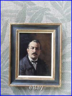 Peter Kalman Famous Self-Portrait (Budapest) 1922 oil on canvas (hungarian)