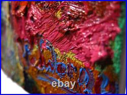 Portrait Oil? Painting? Outsider? Impressionist? Art? Signed Abstract Original Male A