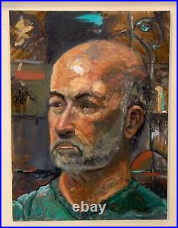 Portrait of a Man, 18x24, Original Oil Painting, Signed, Art, Man, Portrait