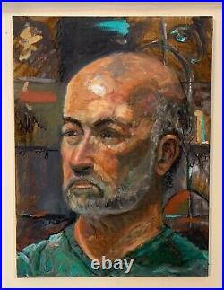 Portrait of a Man, 18x24, Original Oil Painting, Signed, Art, Man, Portrait
