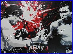 Rocky Balboa Muhammad Ali Oil Painting Hand-Painted Art Canvas NOT Print Poster